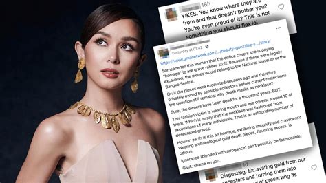 gold death pieces|Beauty Gonzalez Wore Gold Funerary Cover to GMA Gala 2023.